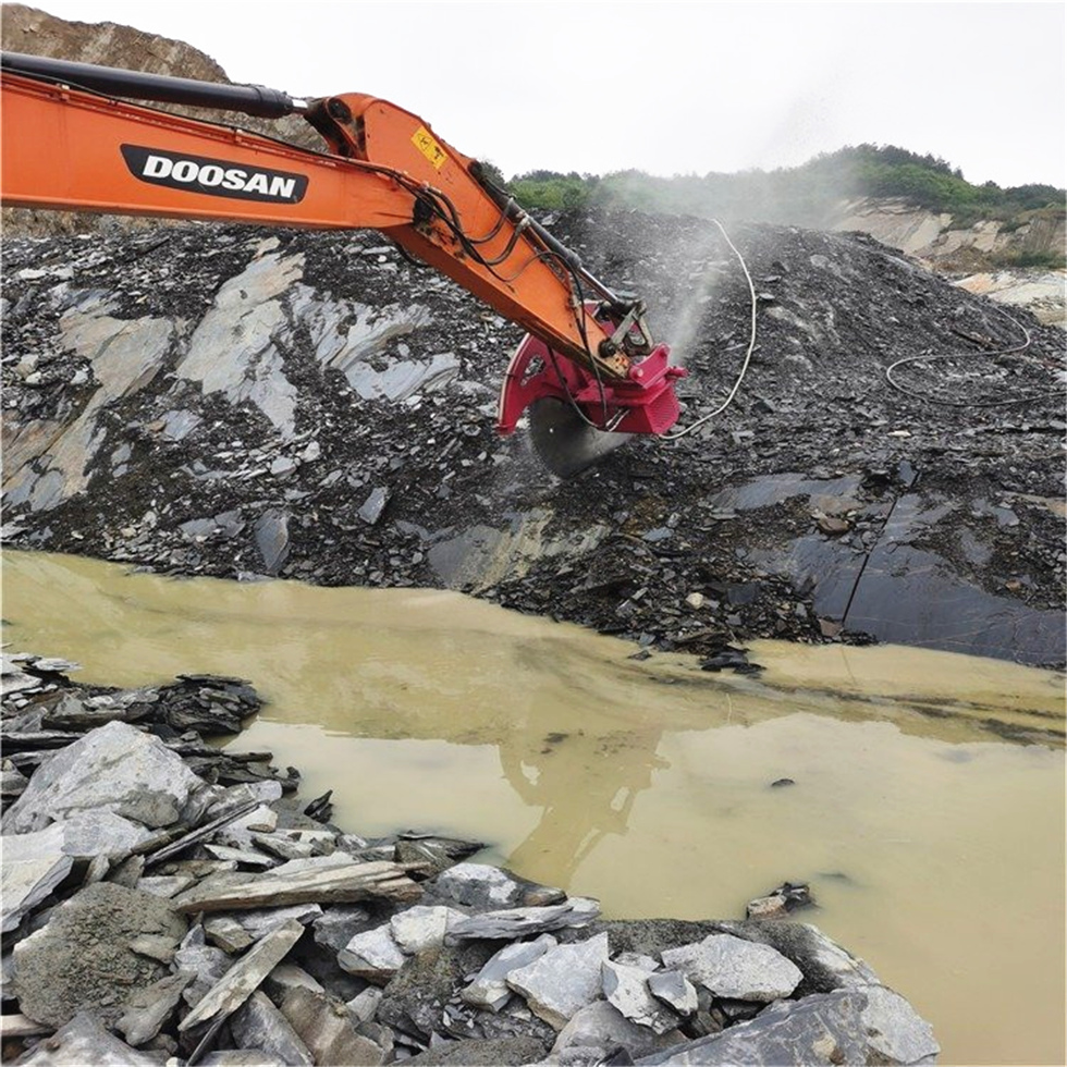 豫工液壓巖石鋸